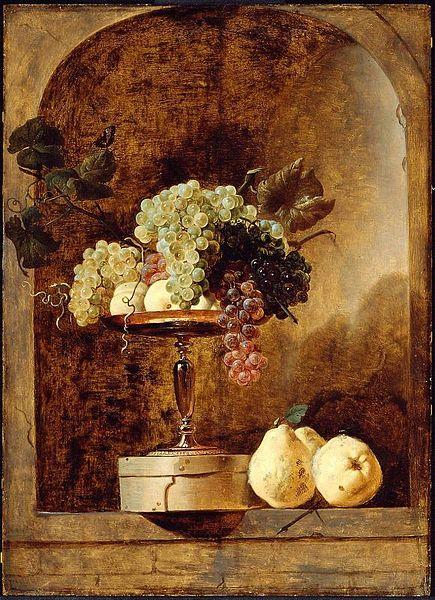 Frans Snyders Grapes, Peaches and Quinces in a Niche France oil painting art